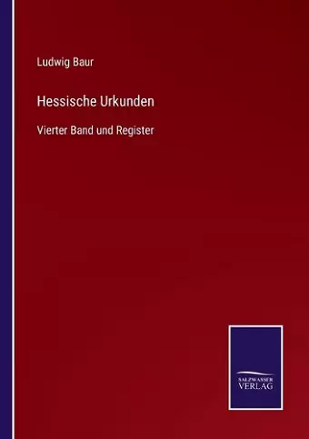 Hessische Urkunden cover