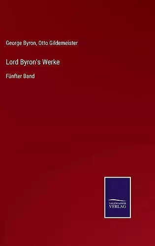 Lord Byron's Werke cover