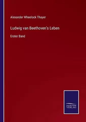 Ludwig van Beethoven's Leben cover