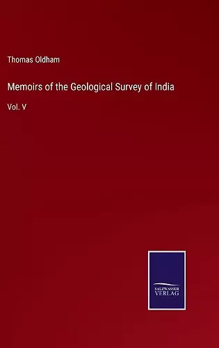 Memoirs of the Geological Survey of India cover