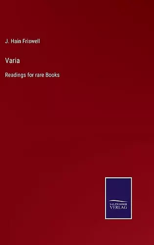 Varia cover