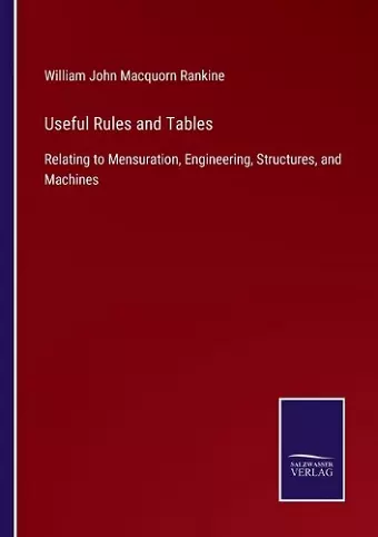 Useful Rules and Tables cover