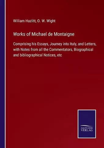 Works of Michael de Montaigne cover