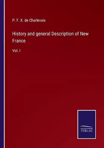 History and general Description of New France cover