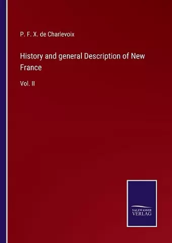 History and general Description of New France cover