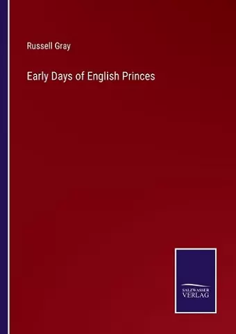 Early Days of English Princes cover