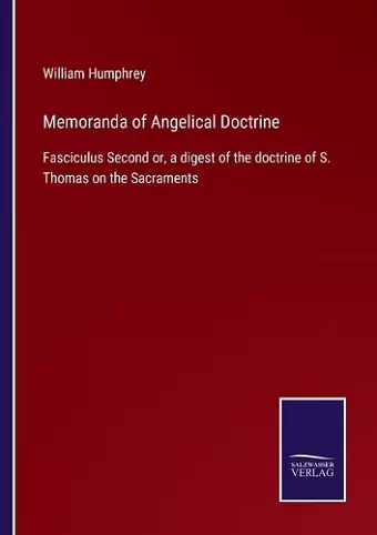 Memoranda of Angelical Doctrine cover