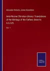 Ante-Nicene Christian Library cover