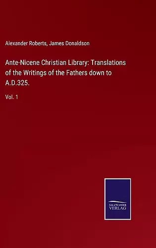 Ante-Nicene Christian Library cover