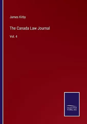 The Canada Law Journal cover