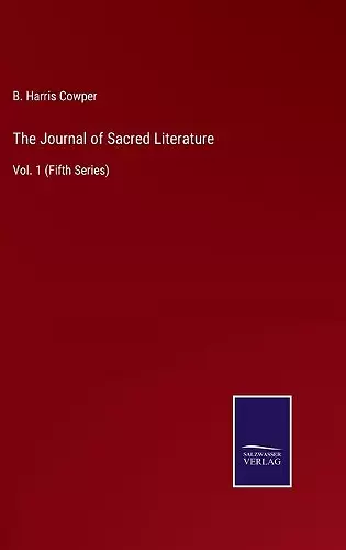 The Journal of Sacred Literature cover