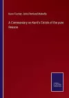 A Commentary on Kant's Critick of the pure Reason cover