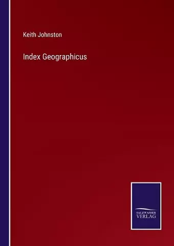 Index Geographicus cover