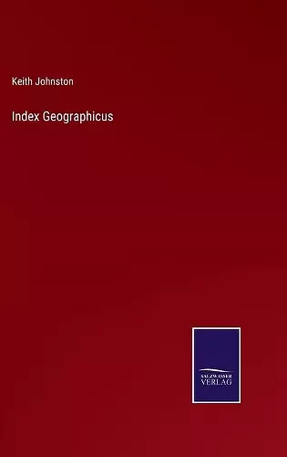 Index Geographicus cover