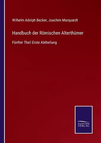 Handbuch der Römischen Alterthümer cover