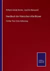 Handbuch der Römischen Alterthümer cover