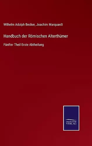 Handbuch der Römischen Alterthümer cover