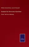 Handbuch der Römischen Alterthümer cover