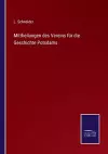 Mittheilungen des Vereins für die Geschichte Potsdams cover