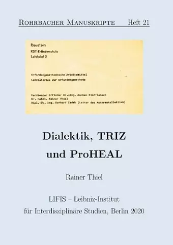 Dialektik, TRIZ und ProHEAL cover