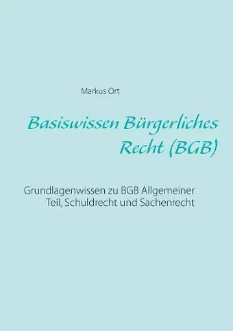 Basiswissen Bürgerliches Recht (BGB) cover