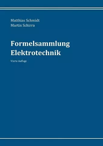 Formelsammlung Elektrotechnik cover