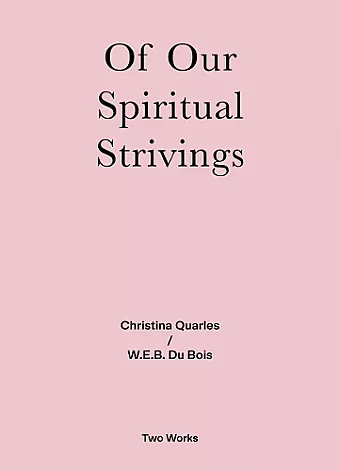 Of Our Spiritual Strivings cover