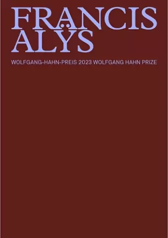 Francis Alys cover