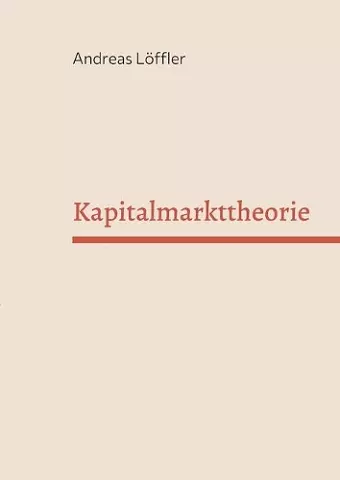 Kapitalmarkttheorie cover