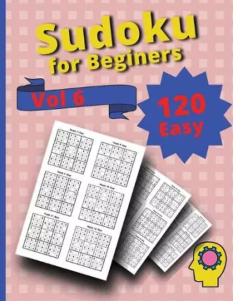 120 Easy Sudoku for Beginners Vol 6 cover