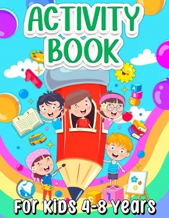 Activity Book For Kids 4-8 Years Old cover