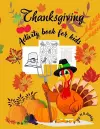 Thanksgiving activity book for kids cover