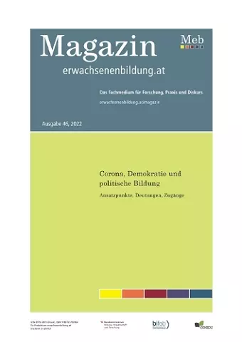 Corona, Demokratie und politische Bildung cover