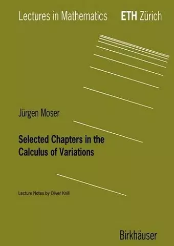 Selected Chapters in the Calculus of Variations cover