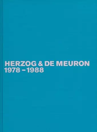 Herzog & de Meuron 1978-1988 cover