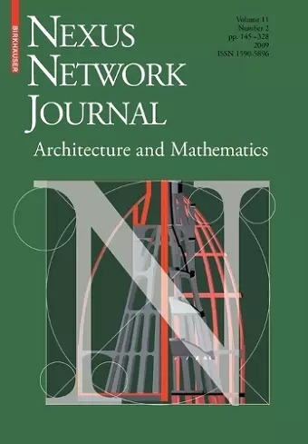 Nexus Network Journal 11,2 cover