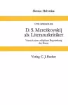 D.S. Merezkovskij ALS Literaturkritiker cover