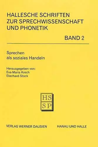 Sprechen ALS Soziales Handeln cover