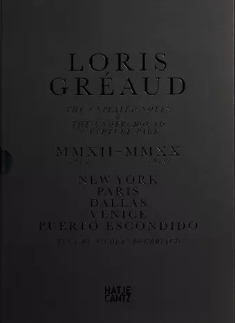 Loris Gréaud cover