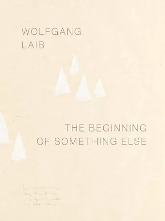 Wolfgang Laib cover