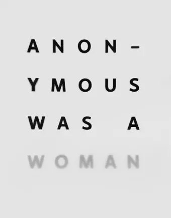 Anonymous Was A Woman cover