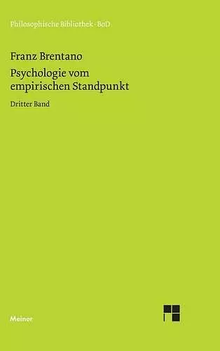 Psychologie vom empirischen Standpunkt / Psychologie vom empirischen Standpunkt cover