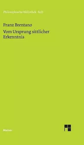 Vom Ursprung sittlicher Erkenntnis cover