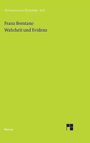 Wahrheit und Evidenz cover