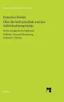 Über die Individualität und das Individuationsprinzip. 5. methaphysische Disputation cover