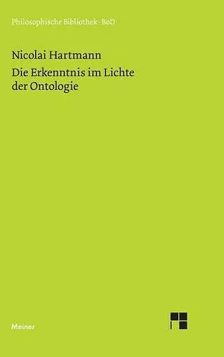 Die Erkenntnis im Lichte der Ontologie cover