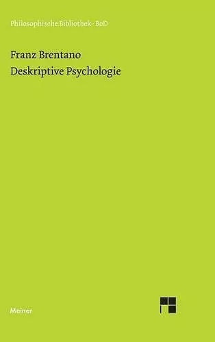 Deskriptive Psychologie cover