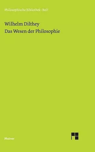 Das Wesen der Philosophie cover