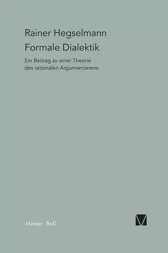 Formale Dialektik cover
