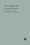 Formale Dialektik cover